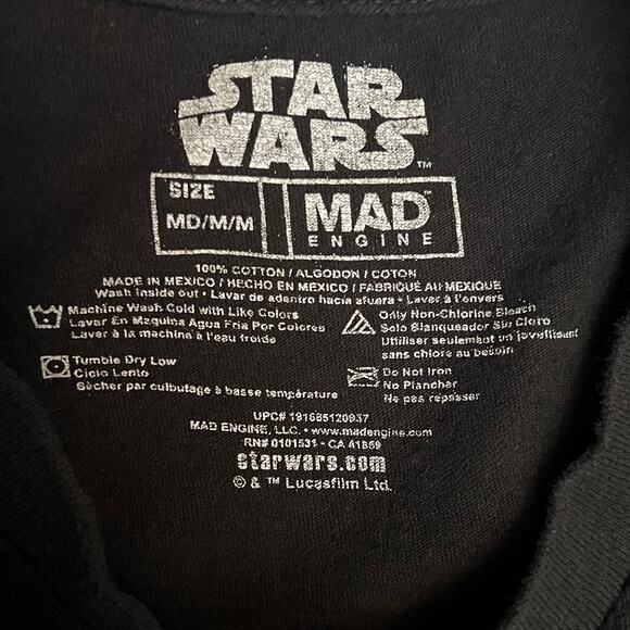 Star Wars Gorillaz Style Vader Boba Darkside T-Shirt - Picture 3 of 9